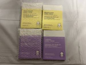 2 Brightening Face Masks, 2 Firming Face Masks