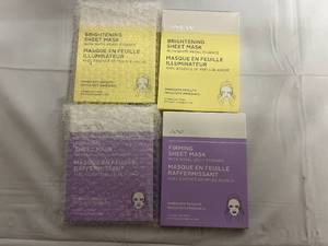 2 Brightening Face Masks, 2 Firming Face Masks