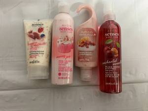 Body Scrub, Body Lotion, Shower Gel, and Body Spray