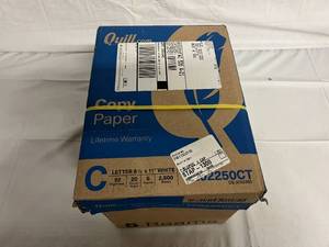 2500 Sheets of 8.5 x 11 Copy Paper
