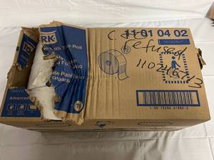6 Tork Jumbo Bath Tissue Rolls - Damaged Box