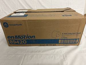 6 Rolls of 8 1-Ply Roll Towels