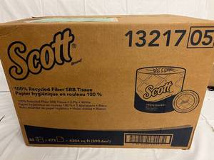 80 Individually Wrapped Rolls of Scott Toilet Paper
