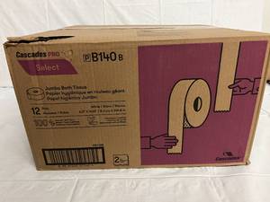 12 Jumbo Rolls of Toilet Paper
