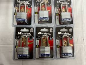 6 x 3DLF Master Locks