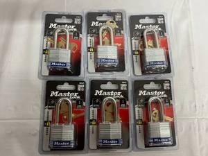 6 x 3DLF Master Locks