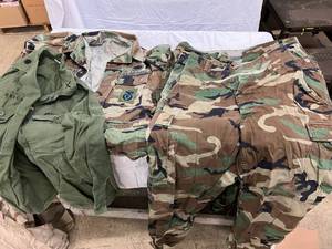 3 Pair Army Pants, 4 Jackets