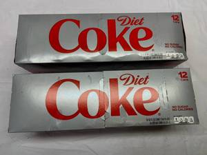 2x 1-12oz Cans Diet Coke