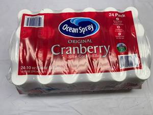 24x 10oz Bottles Cranberry Juice