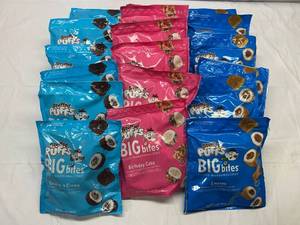 6 each Stuffed Puffs Smores, Cookies & Cream & Birthday Cake