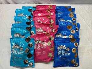 6 each Stuffed Puffs Smores, Cookies & Cream & Birthday Cake