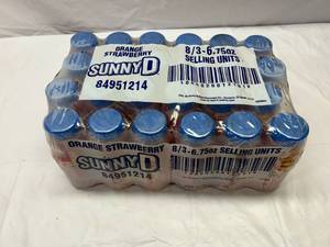 24x 6.75oz Bottles Sunny D OrangeStrawberry