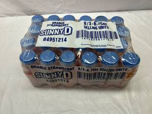 24x 6.75oz Bottles Sunny D OrangeStrawberry