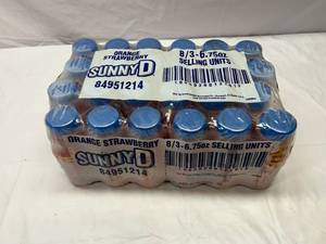24x 6.75oz Bottles Sunny D OrangeStrawberry