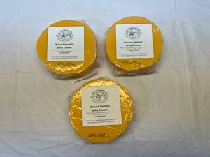 3x Swedish Brick Cheese Rounds