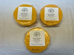 3x Swedish Brick Cheese Rounds