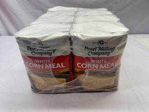 8x 5lb Bags White Corn Meal