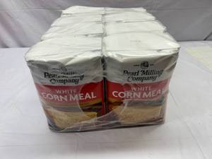 8x 5lb Bags White Corn Meal