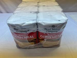 8x 5lb Bags White Corn Meal