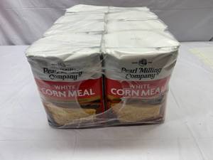 8x 5lb Bags White Corn Meal