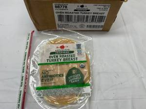 12x 6oz Applegate Organics Oven Roasted Turkey Breast