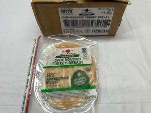 12x 6oz Applegate Organics Oven Roasted Turkey Breast