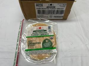 12x 6oz Applegate Organics Oven Roasted Turkey Breast