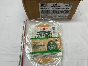 12x 6oz Applegate Organics Oven Roasted Turkey Breast
