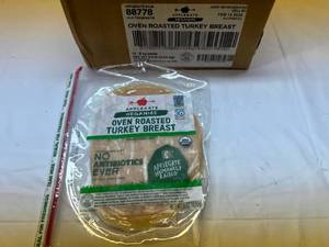12x 6oz Applegate Organics Oven Roasted Turkey Breast