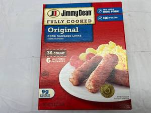 L. 36 Count Package Jimmy Dean Fully Cooked Pork Sausage Links Best Date 92023
