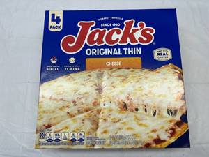 L. 4Pack Jacks Orginal Thin Cheese Pizza