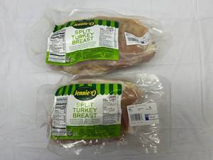 A. 2x Split Turkey Breasts average Weight 2.5lb