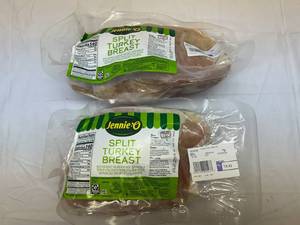 A. 2x Split Turkey Breasts average Weight 2.5lb