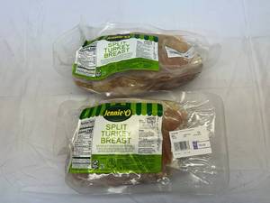 A. 2x Split Turkey Breasts average Weight 2.5lb