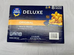 8x 14oz box Kraft Deluxe Mac & Cheese