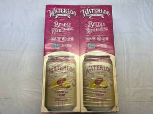 2x 12-12oz Cans Waterloo-Tropical Fruit