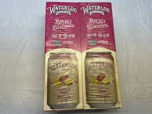 2x 12-12oz Cans Waterloo-Tropical Fruit