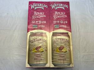 2x 12-12oz Cans Waterloo-Tropical Fruit