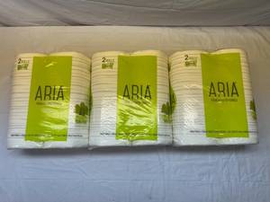 6x Aria Rolls 2ply  Paper Towels
