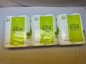 6x Aria Rolls 2ply  Paper Towels