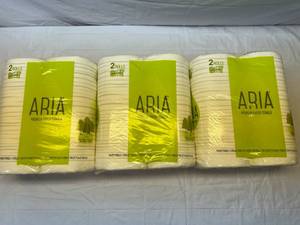 6x Aria Rolls 2ply  Paper Towels