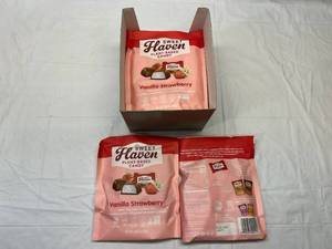 6x 3.8oz Sweet Haven Plant Based Candy Vanilla Strawberry