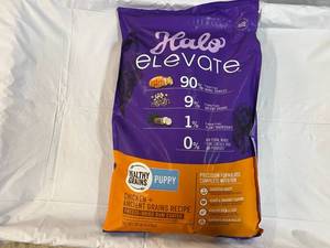 20lbs Halo Elevate Puppy Breed Food