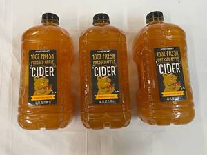 3x 64oz Honeycrisp Apple Cider