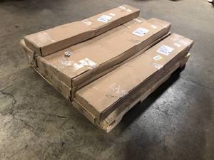 Pallet of A&A Surfaces Urban Ash 6 MIL x 6 in. x 48 in. Glue Down Luxury Vinyl Plank Flooring (36 sq. ft.  case) Customer Returns See Pictures