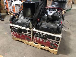 Pallet of Mixed Assorted Lawn Mowers  Various Models and Conditions  Customer Returns See Pictures