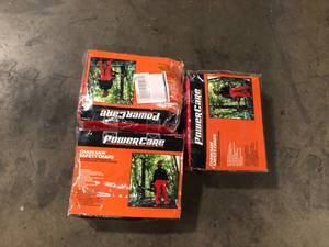 Lot of 3 Powercare Pro Saw Safety Chaps  Customer Returns See Pictures