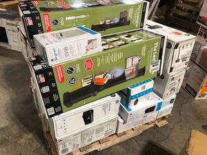 Pallet of Assorted Mailboxes and Posts Various Models and Conditions   Customer Returns See Pictures