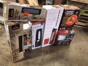 Lot of Heaters Various Models and Conditions    Customer Returns See Pictures