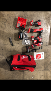  Milwaukee 3698-24MT M18 Fuel 4 Tool Combo Kit  Customer Returns See Pictures